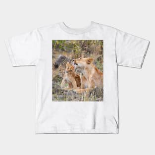 Wash Behind the Ears for Lion Cub Kids T-Shirt